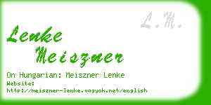 lenke meiszner business card